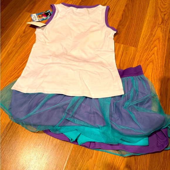 Disney Frozen Girls Purple Skort Set - Picture 5 of 5